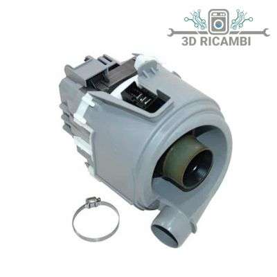 MOTOPOMPA ELETTROPOMPA MOTORE COMPLETO DI RESISTENZA PER LAVASTOVIGLIE BOSCH SIEMENS 651956