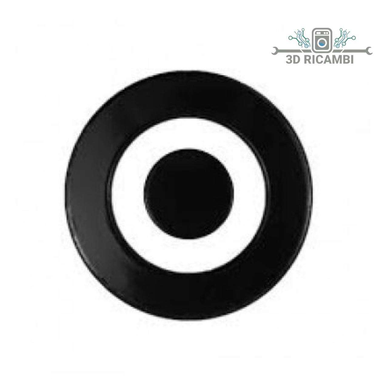 PIATTELLO CORONA SMALTATA LUCIDA + CENTRALE S4457 ELECTROLUX-REX PER  PIANO COTTURA