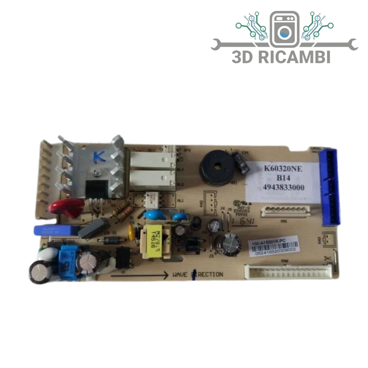 SCHEDA  PER FRIGORIFERO BEKO 4943833000