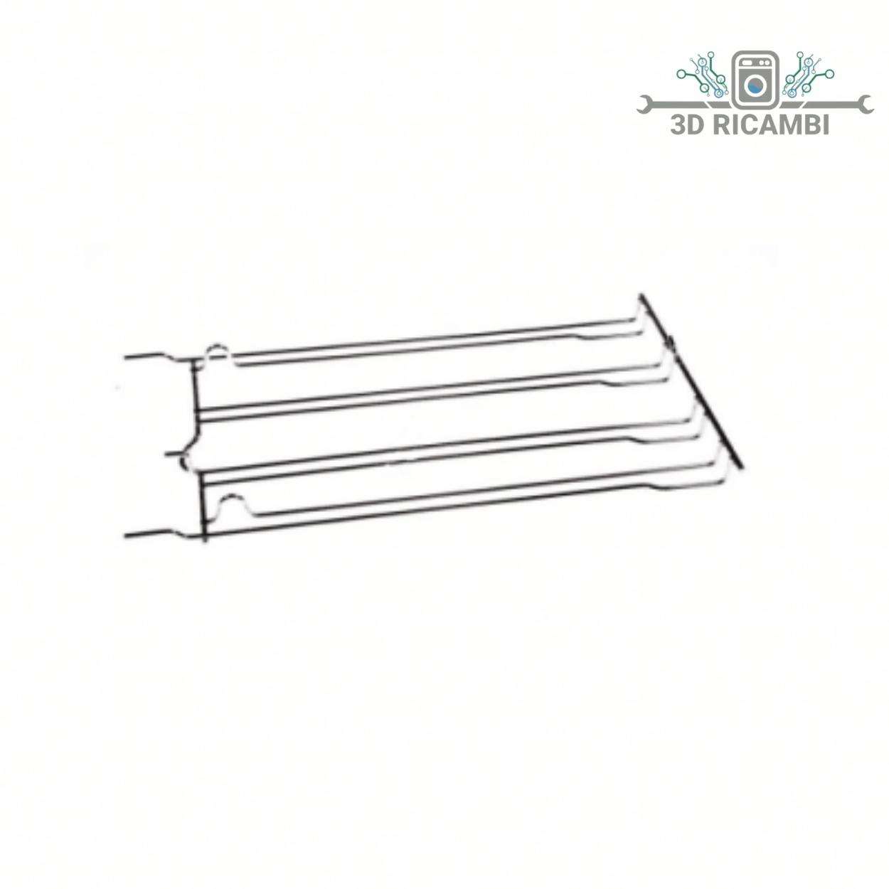 TELAIO DESTRO PER GUIDA FORNO  SMEG 848590802