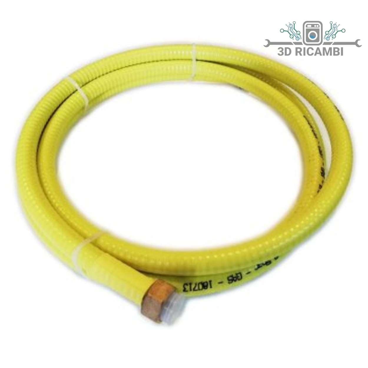 TUBO FLESSIBILE DI SICUREZZA PER GAS CUCINE 2 MT g 1/2 FF MAX 6 BAR  A NORMA