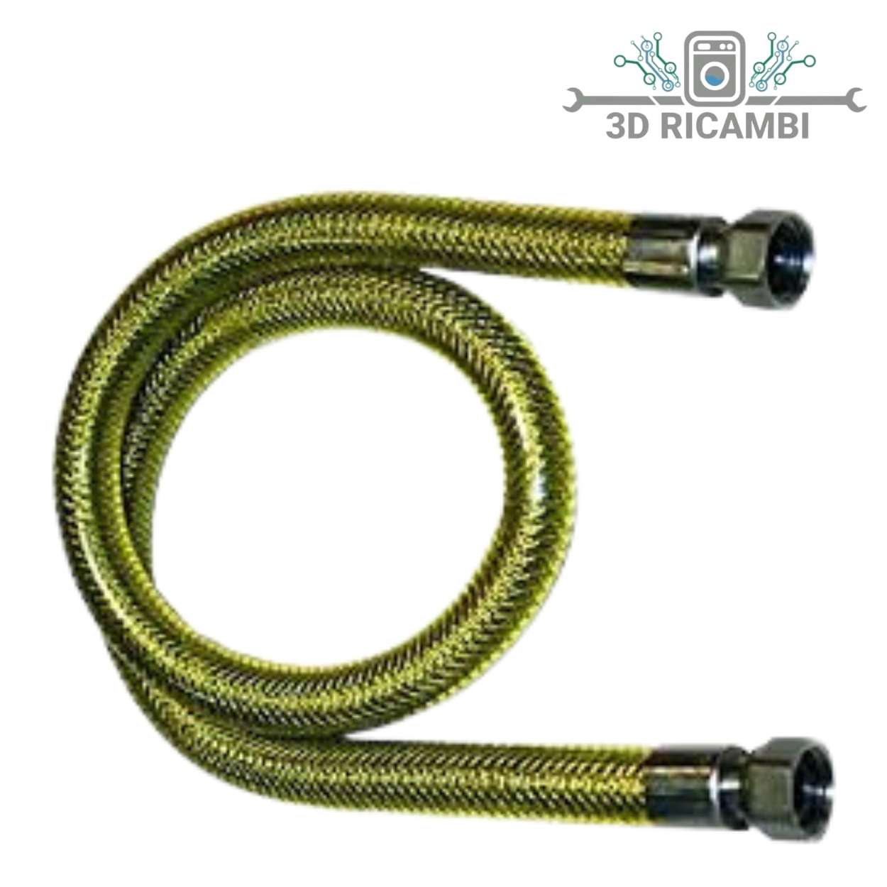 COK925UN TUBO GAS 1/2 2000MM F.F. SKL 2 METRI max 0.5 BAR IN ACCIAIO INOSSIDABIL.