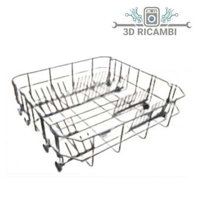 CESTELLO SUPERIORE LAVASTOVIGLIE SMEG  691411222