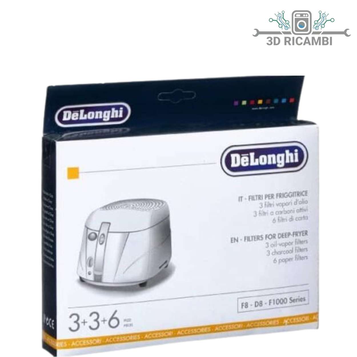 KIT FILTRI x F612 BLISTER COMPOSTO DA 6 FILTRI CARTA+ 3 FILTRI OLIO + 3 FILTRI VAPORE  5525102200