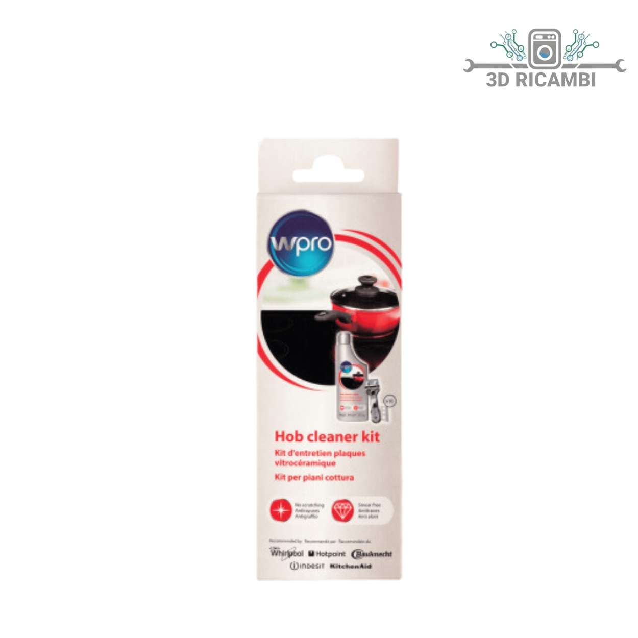 KIT PULIZIA PIANI IN VETROCERAMICA 484000008418