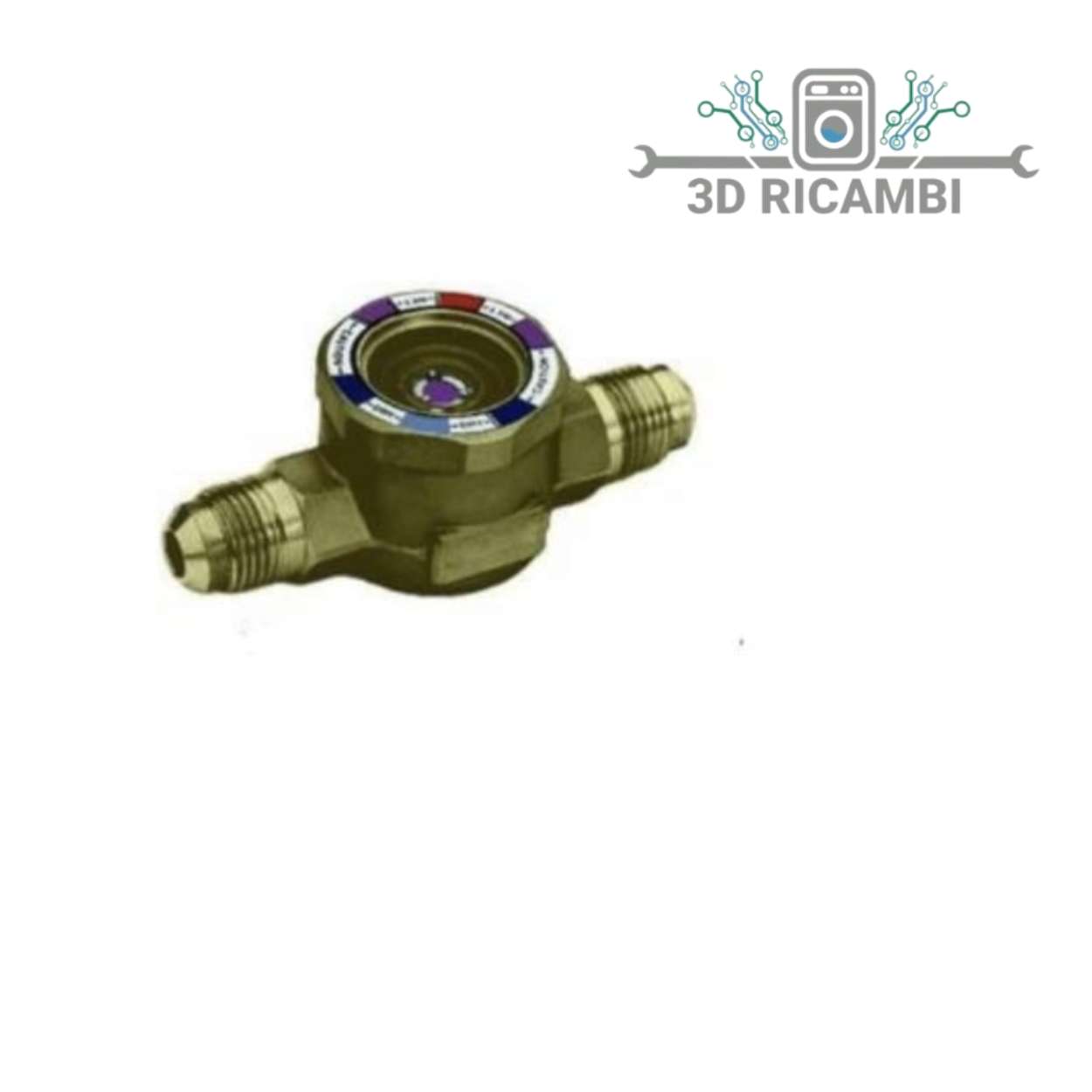 SPIA PASSAGGIO LIQUIDO-UMIDITA`3/8" M-M, COMPLETA DI RACCORDI  34FR601