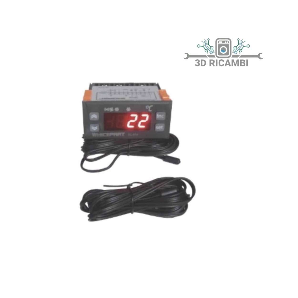 TELETERMOSTATO, INGRESSO 230V, SEGNALI INGRESSO=2 (NTC), USCITE (10A)=4, COMPRESO DUE SONDE.  EL974