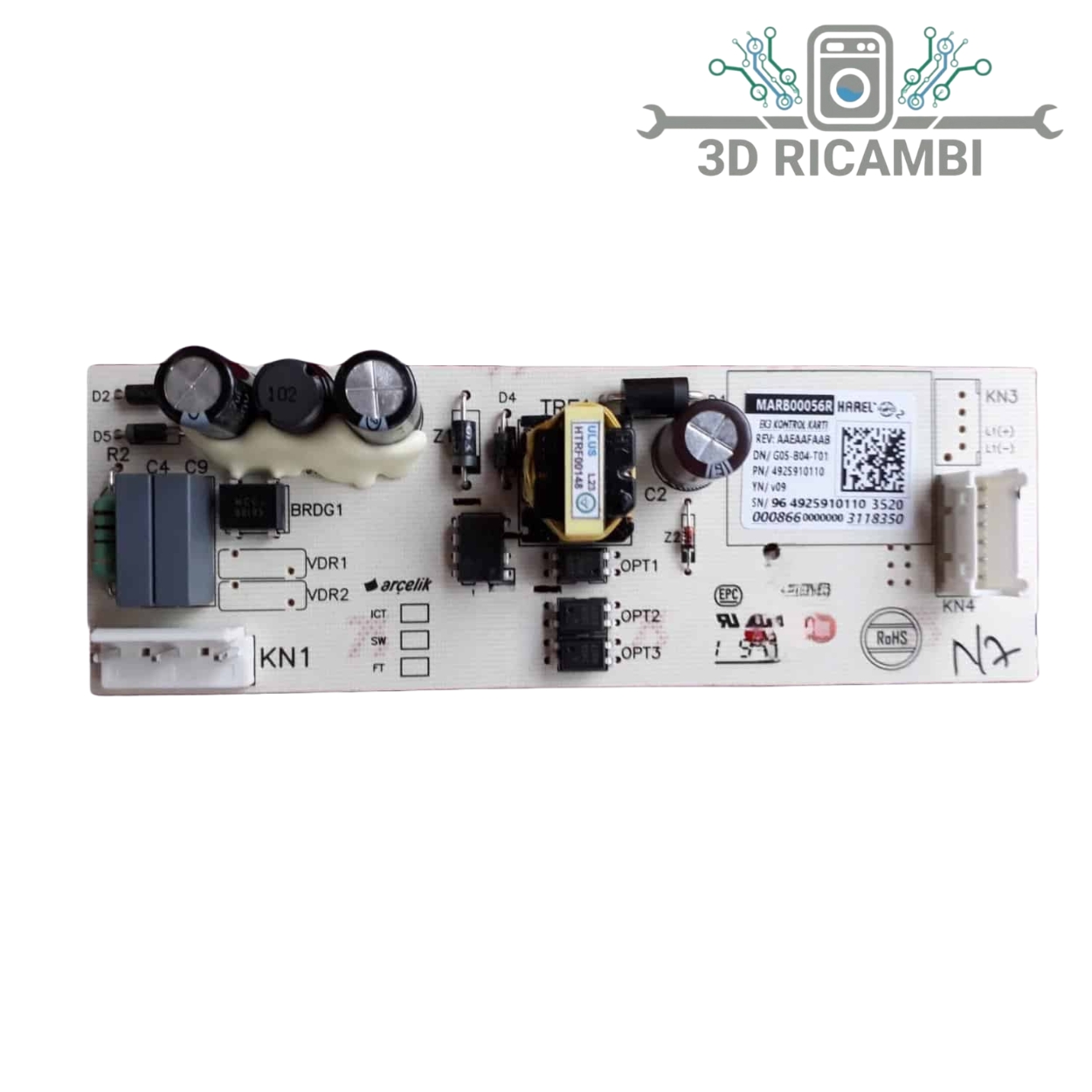 SCHEDA FRIGO BEKO 4925910110