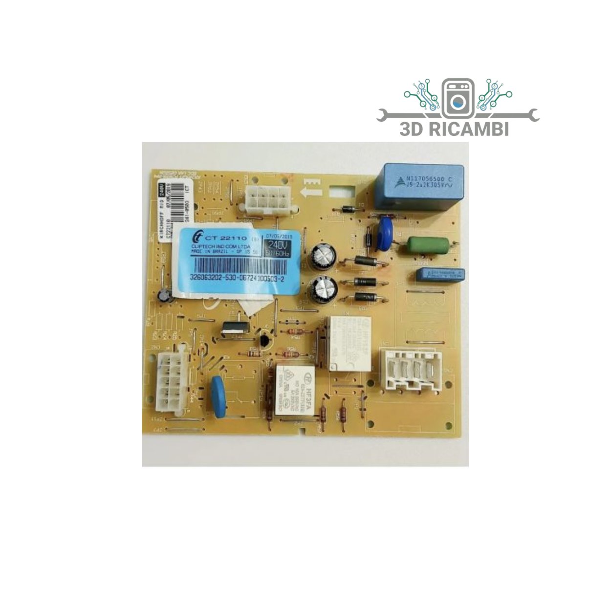 SCHEDA PER FRIGO WHIRPOOL 481223678536