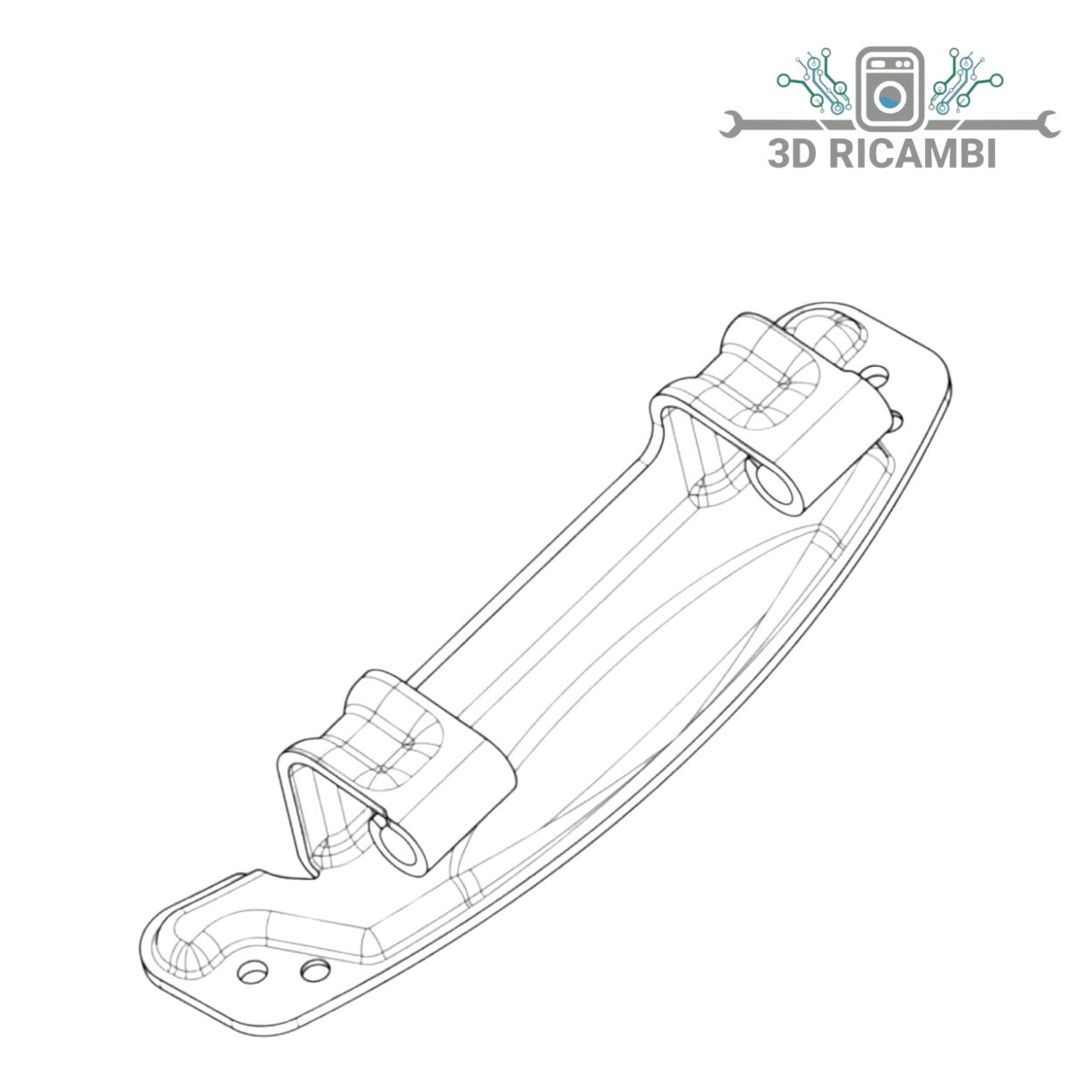 CERNIERA PORTA LAVATRICE REX 140057025011
