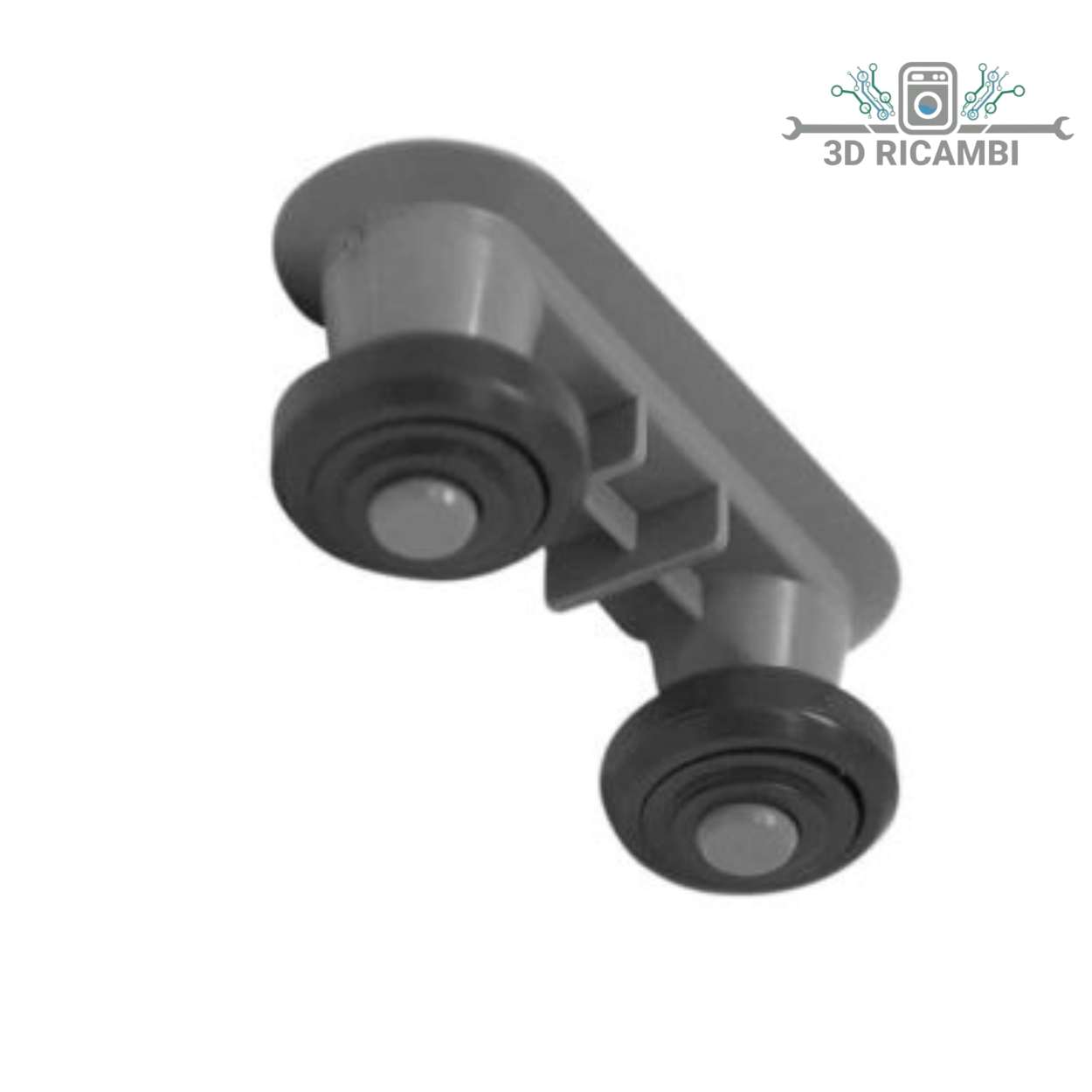 ASSIEME SUPPORTO RUOTA CARRELLO LAVASTOVIGLIE ARISTON C00627134