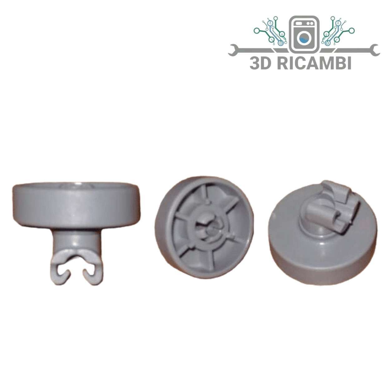 RUOTA INFERIORE CESTO LAVASTOVIGLIE SMEG 767410200